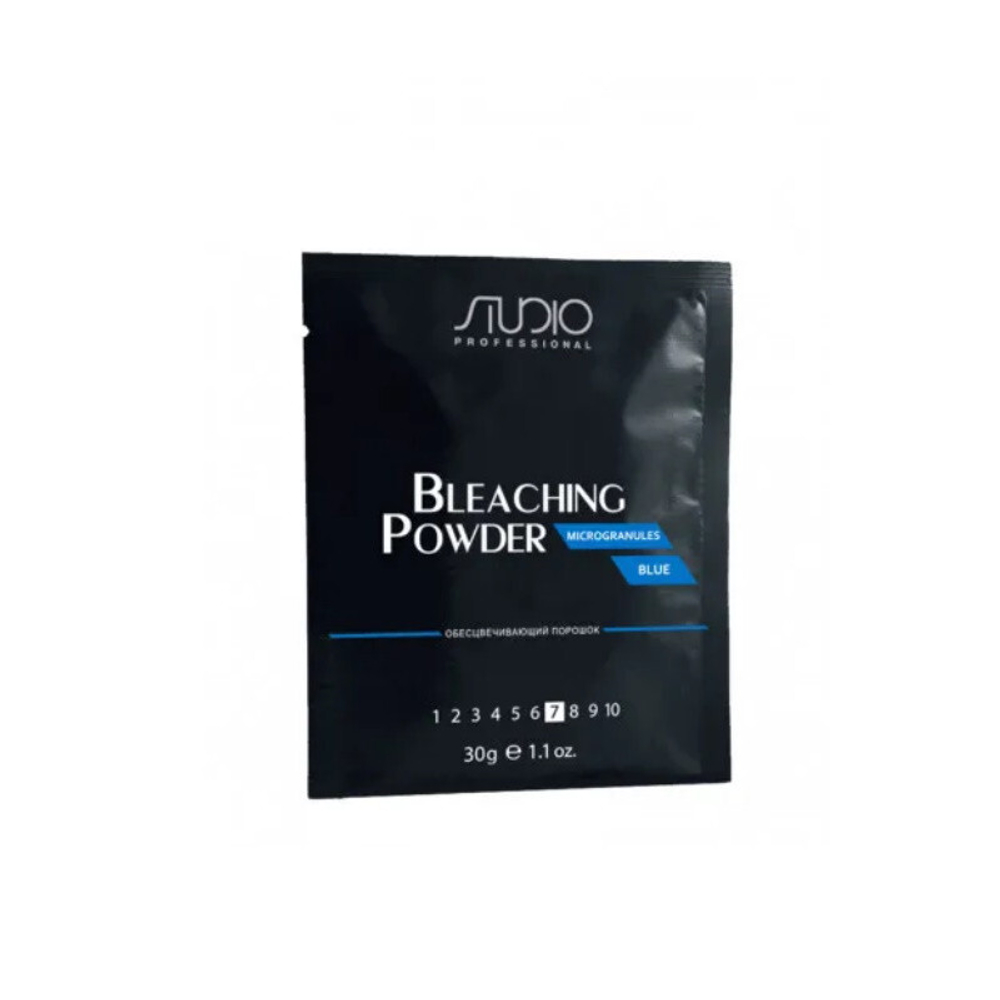 Обесцвечивающий порошок для волос Microgranules Blue Studio Professional, 30 г