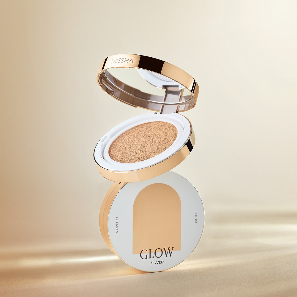 Missha, Glow Cushion, № 25, янтарный, 14 г (0,49 унции)