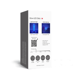 Strap-On-Me Semi-Realistic Glow-LED - Фаллоимитатор, светящийся M