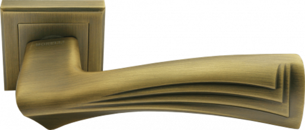 Дверные ручки MORELLI MH-34 COF-S ВОЛНЫ Кофе