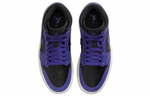 Кроссовки Jordan Air Jordan 1 Mid "Purple Black" (Женская размерная сетка)