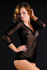 Комбинация с открытой спиной SL (42-46) (Цвет: черный)