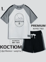 Спортивный костюм для мальчика с шортами в школу