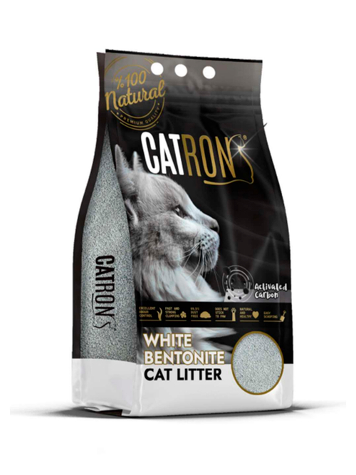 CATRON комкующийся наполнитель для кошек Active Carbon, без аромата, 10 л