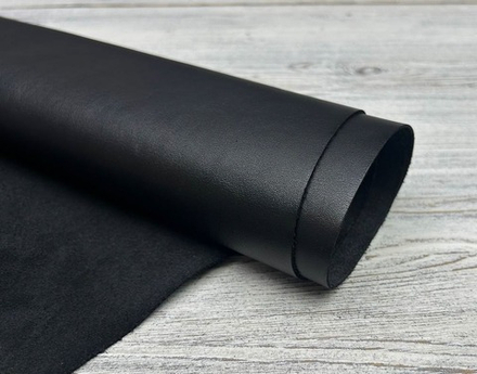Nappa Selena Nero (1,4-1,6 мм), цв. Черный, натуральная кожа
