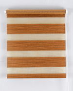 Рулонная штора зебра, шоколад