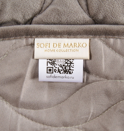 Покрывало 240x280 Sofi De MarkO Нобилис серое