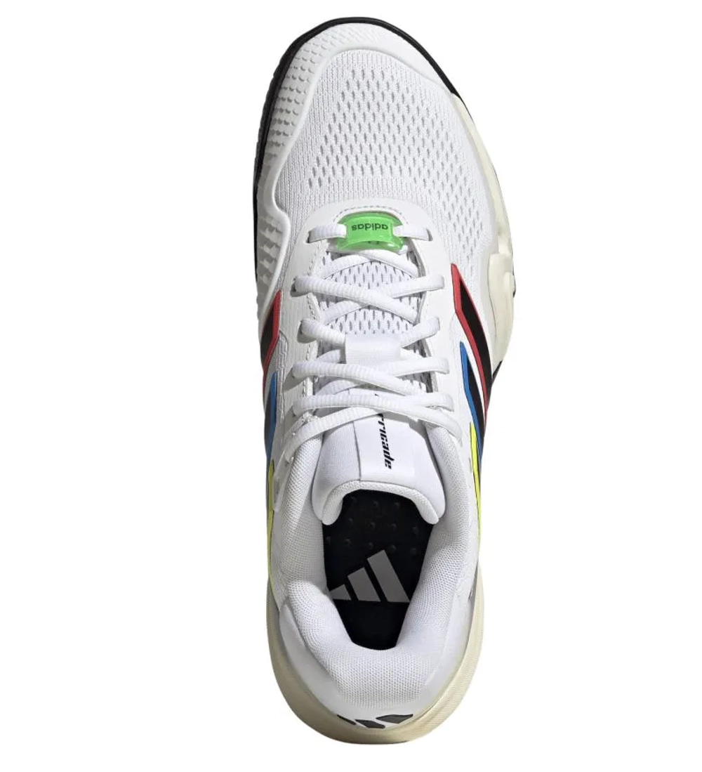 Мужские кроссовки теннисные Adidas Barricade 14 M - cloud white/core black/cream white