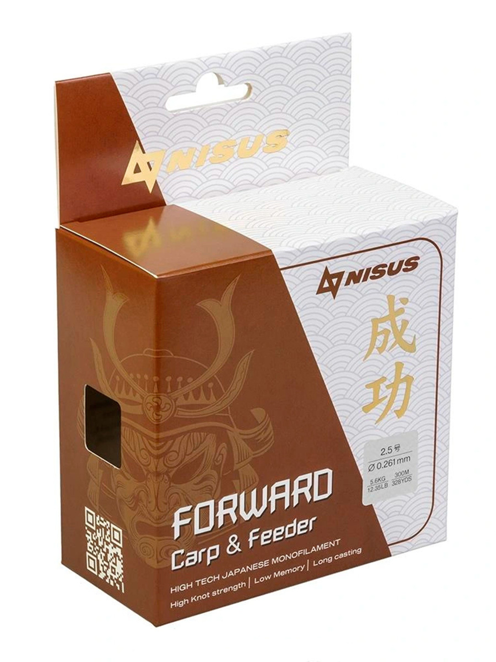 Леска для рыбалки Nisus FORWARD Carp&Feeder brown Nylon 0,437mm/150m (N-FCF-0437-150)