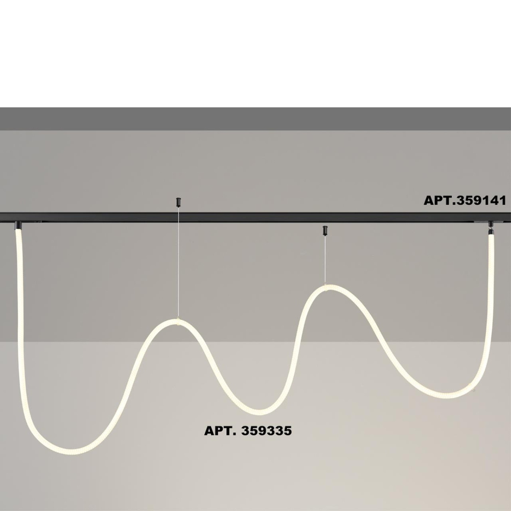 359335 KONST NT24 142 черный Трековый светильник для низковольтного шинопровода FLUM IP20 LED 25W 4000K 48V 2420Лм RAMO