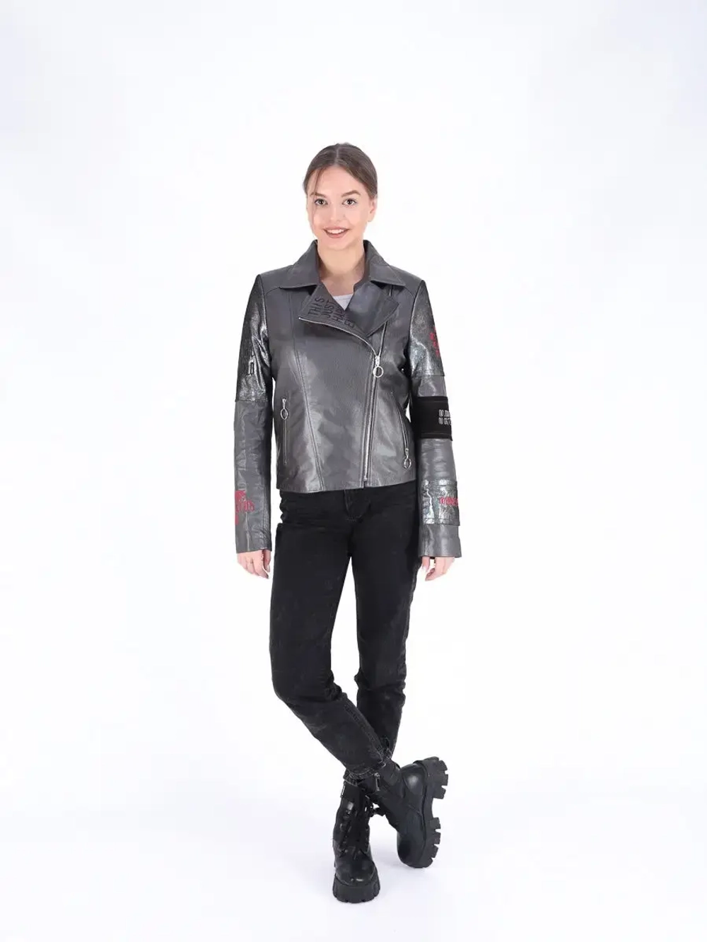 Косуха кожаная весна натуральная