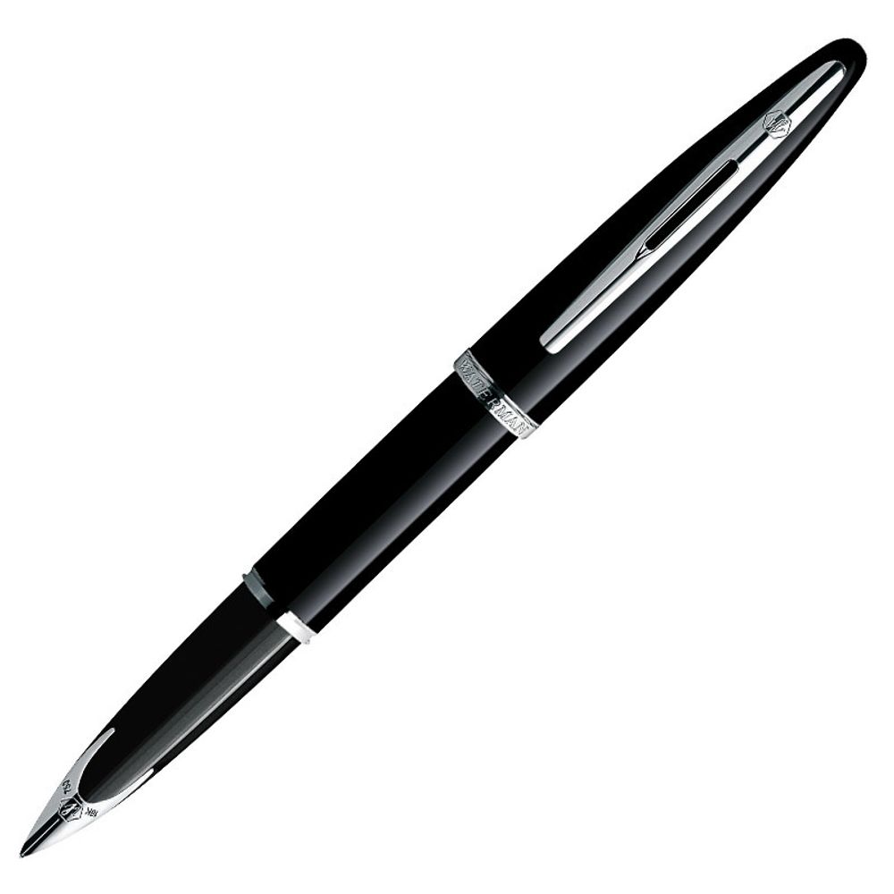 Waterman Carene Black ST перо золото 18Ct F (S0293970)