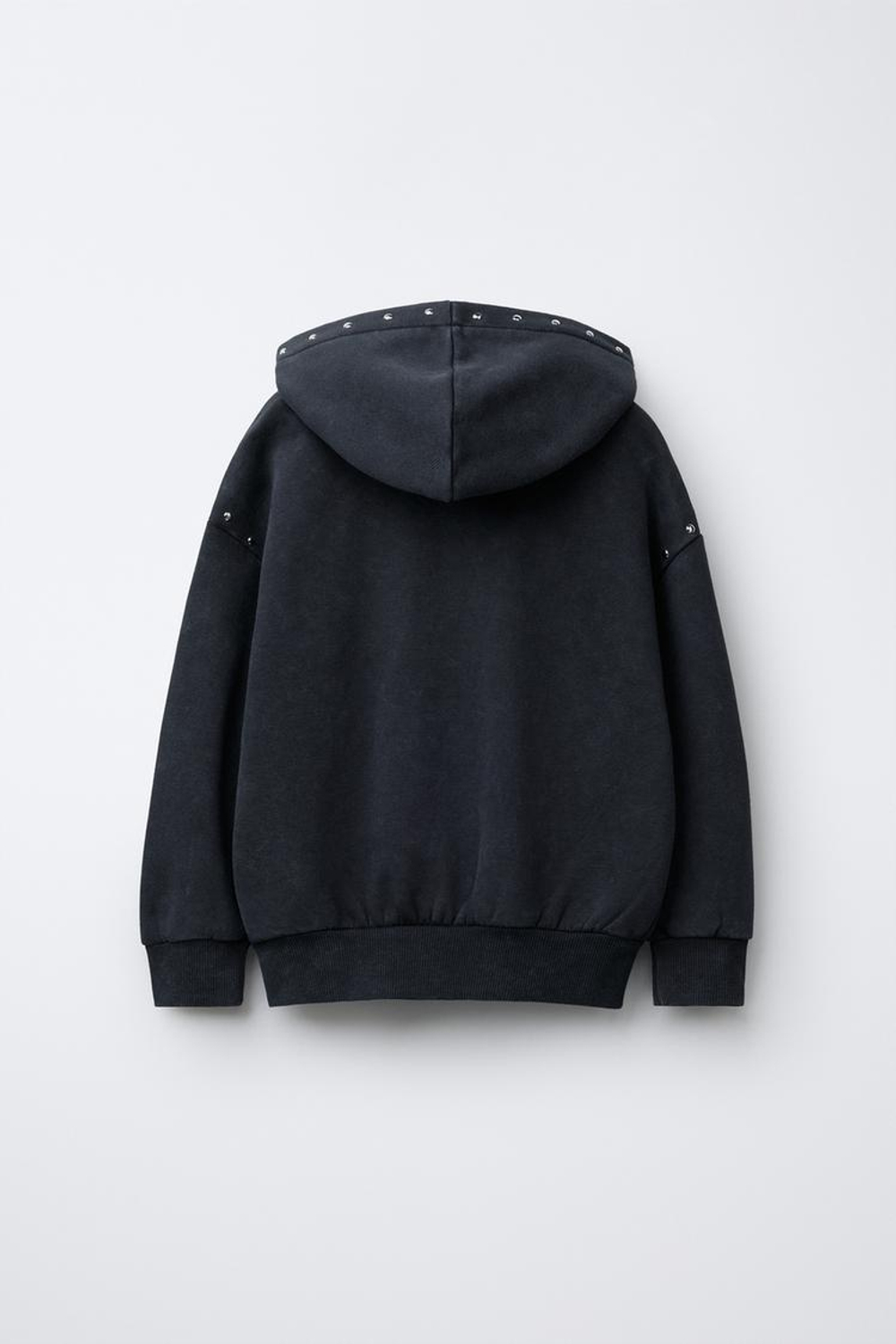 ZARA ТОЛСТОВКА С КАПЮШОНОМ, АНТРАЦИТОВО-СЕРЫЙ