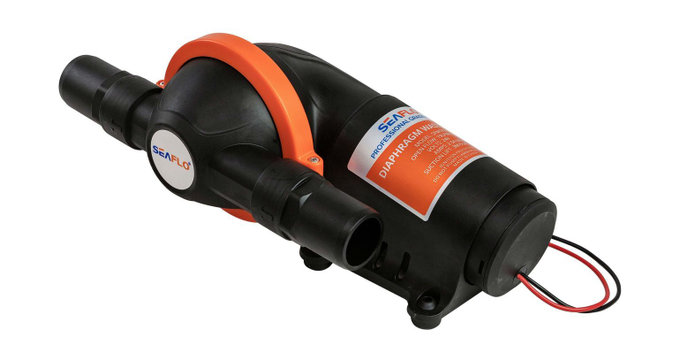 Насос самовсасывающий для "черных" вод, 24 в, SeaFlo