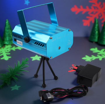 Лазерный проектор RoHS XX-621 (точки+фигуры новогодние)