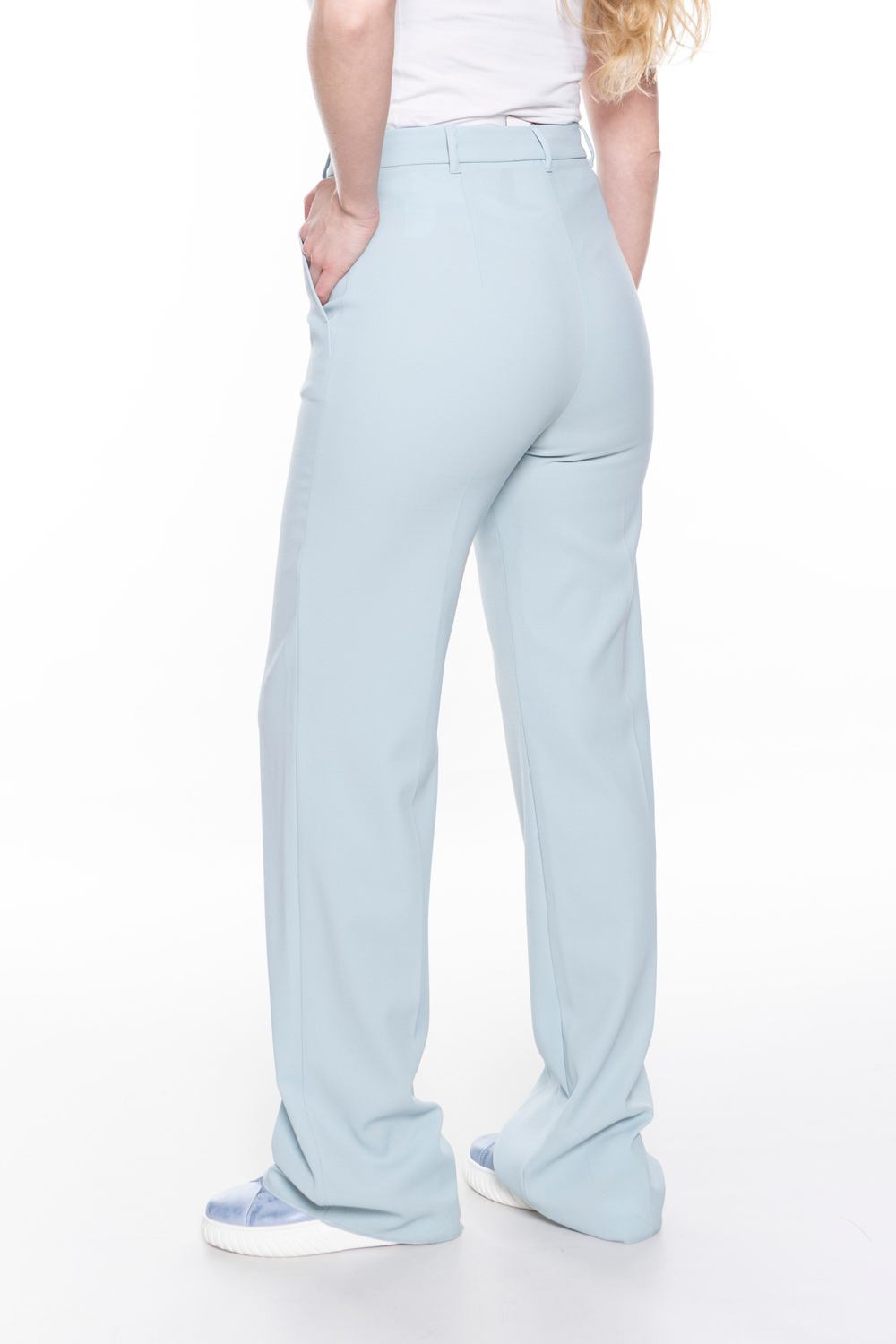 БРЮКИ ИЗ ШЕРСТЯНОГО КРЕПА