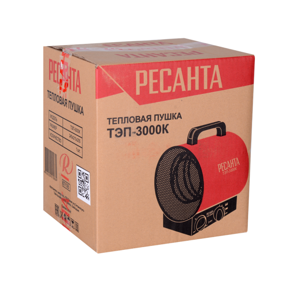 Электрическая теплопушка РЕСАНТА ТЭП-3000К