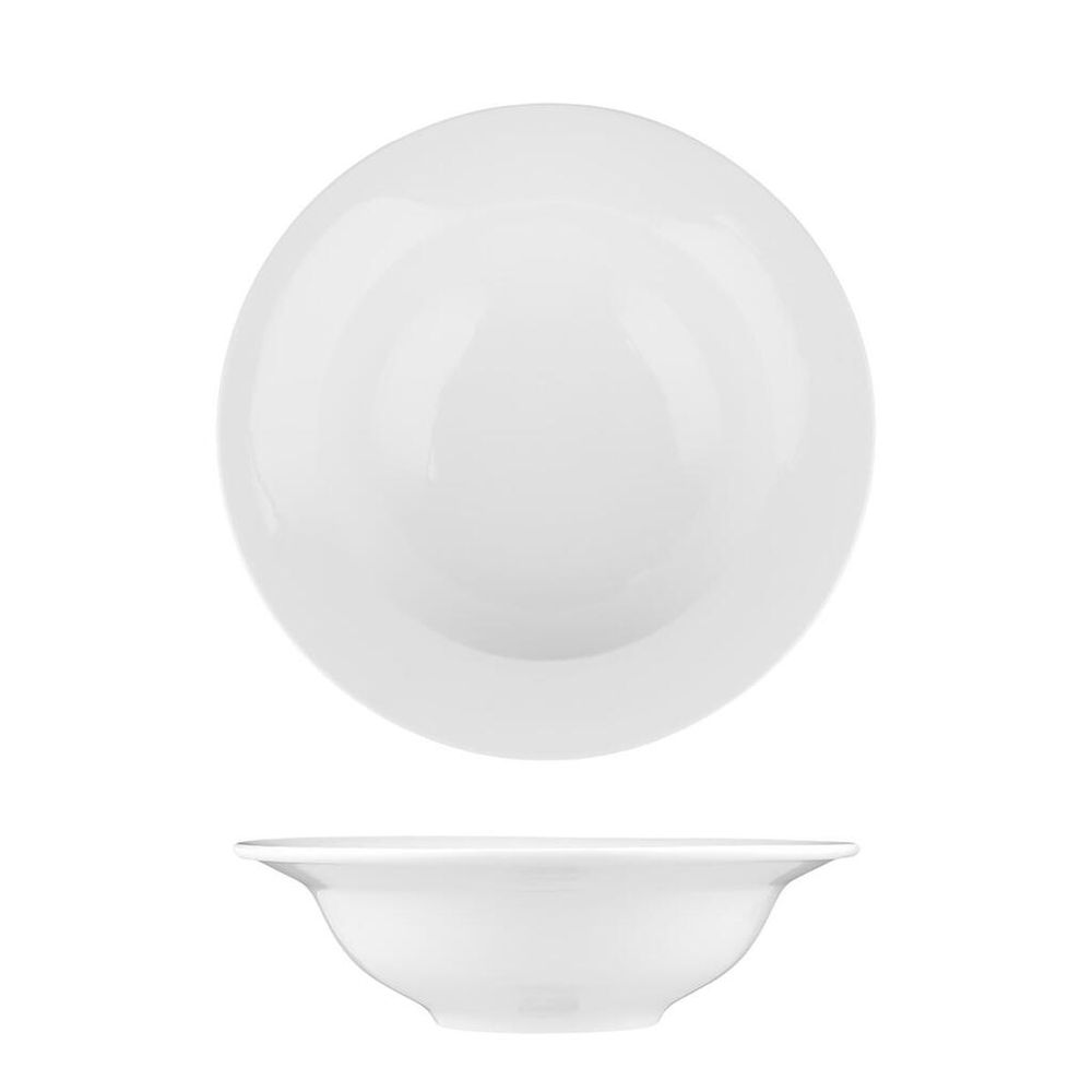 Тарелка глубокая 500 мл d 21 см h6,5 см белая фарфор P.L. Proff Cuisine [4]