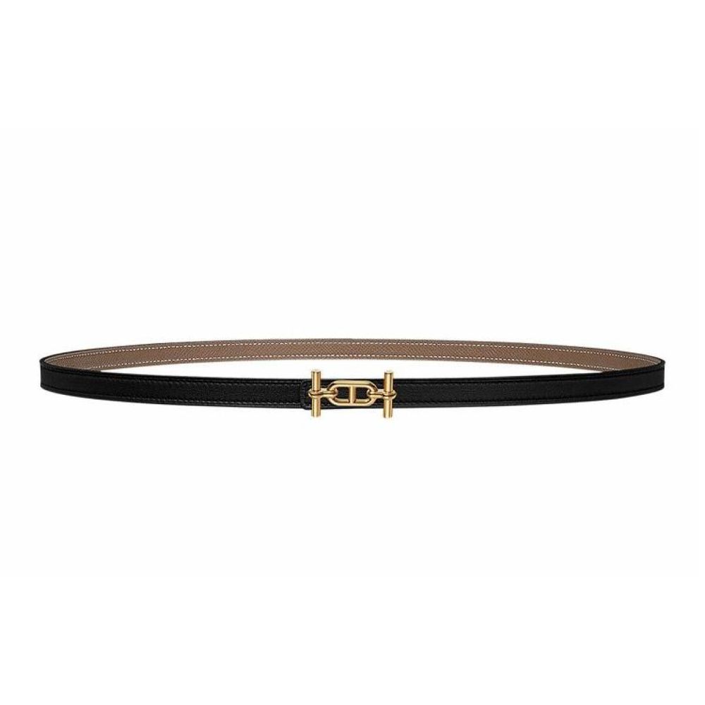 Пояс HERMES Ancre Or Epsom 1.3cm, H080014CC06-H065538CABD