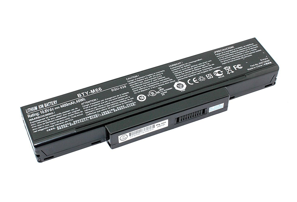 Аккумуляторная батарея для ноутбука Gigabyte W551N (SQU-528) 11.1V 4400mAh