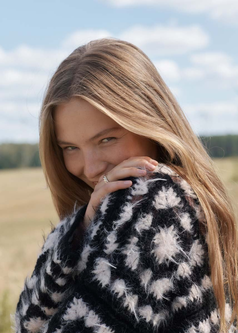 Жакет крючком "Brigitte"