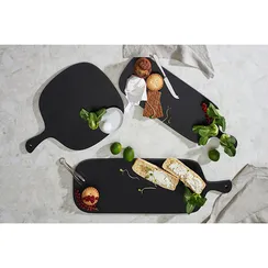 Доска сервировочная rubris, 23х70 см, черная