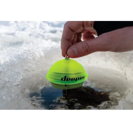 Крышка для эхолотов Deeper Мод. NIGHT COVER ORANGE (для рыбалки ночью или сумерках)