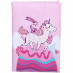 Обложка на паспорт «Travel», Веселый Единорожек, 9,5*13см