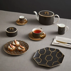 Wedgwood Чашка Gio Gold 250 мл с блюдцем