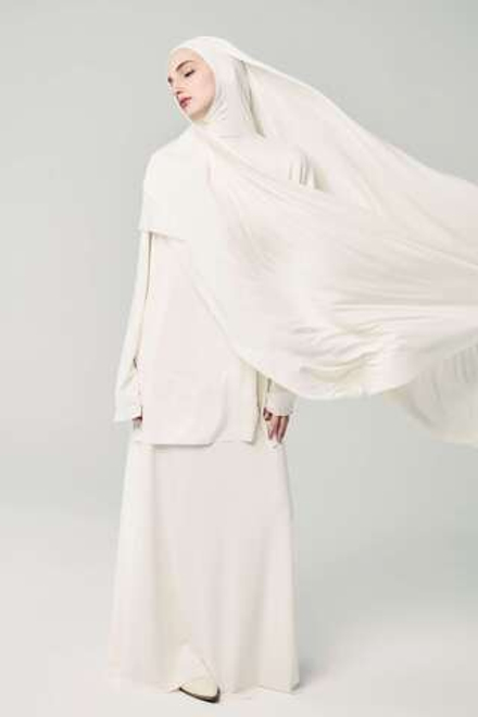 Юбка база широкая белая