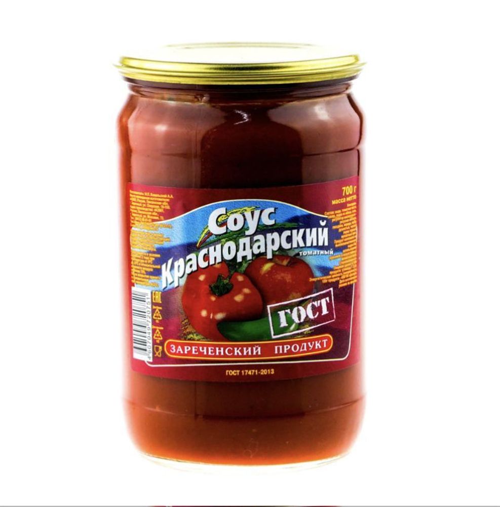 Соус Краснодарский 700г Зареченский продукт