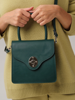 Кожаная сумка Deboro 30521 форест