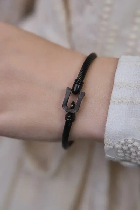 HMG 1315 steel Браслет 01 mix графит арт.1097