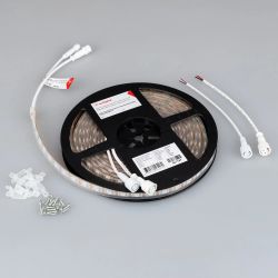 Светодиодная лента герметичная SPI-P-B60-12mm 5V RGB-PX1-BPT (12 W/m, IP66, 5060, 5m) (Arlight, бегущий огонь) 041167