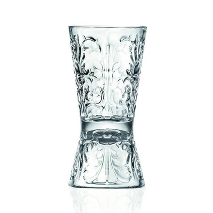 Джиггер RCR Luxion Tattoo 60/30 мл, хрустальное стекло, Италия