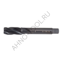 Метчик м/р М16х2,0 Р6М5/М2 ГОСТ 17933-72 BLACK OXIDE, с винтовой канавкой, ТОЧИНТЕХ