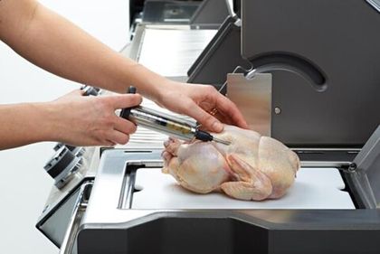 Шприц для маринования мяса, нержавейка 45 мл