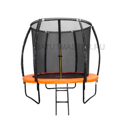 Батут детский с сеткой с внутренней сеткой и лестницей, диаметр 5 фт.