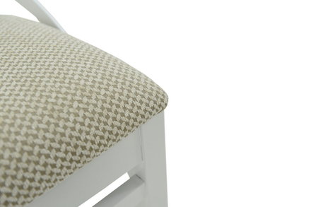 Обеденная группа Аврора Фабрицио/Соло Венский 2 белая, Дождь 29-4 Жаккард (100363, 101985)