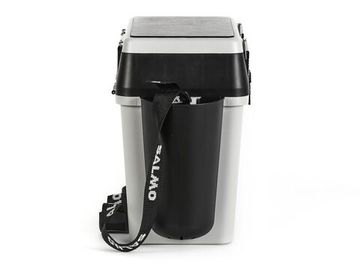 Ящик рыболовный зимний Salmo 2-х ярус.(из 5-ти частей) пласт. 39.5x24.5x38см сер.