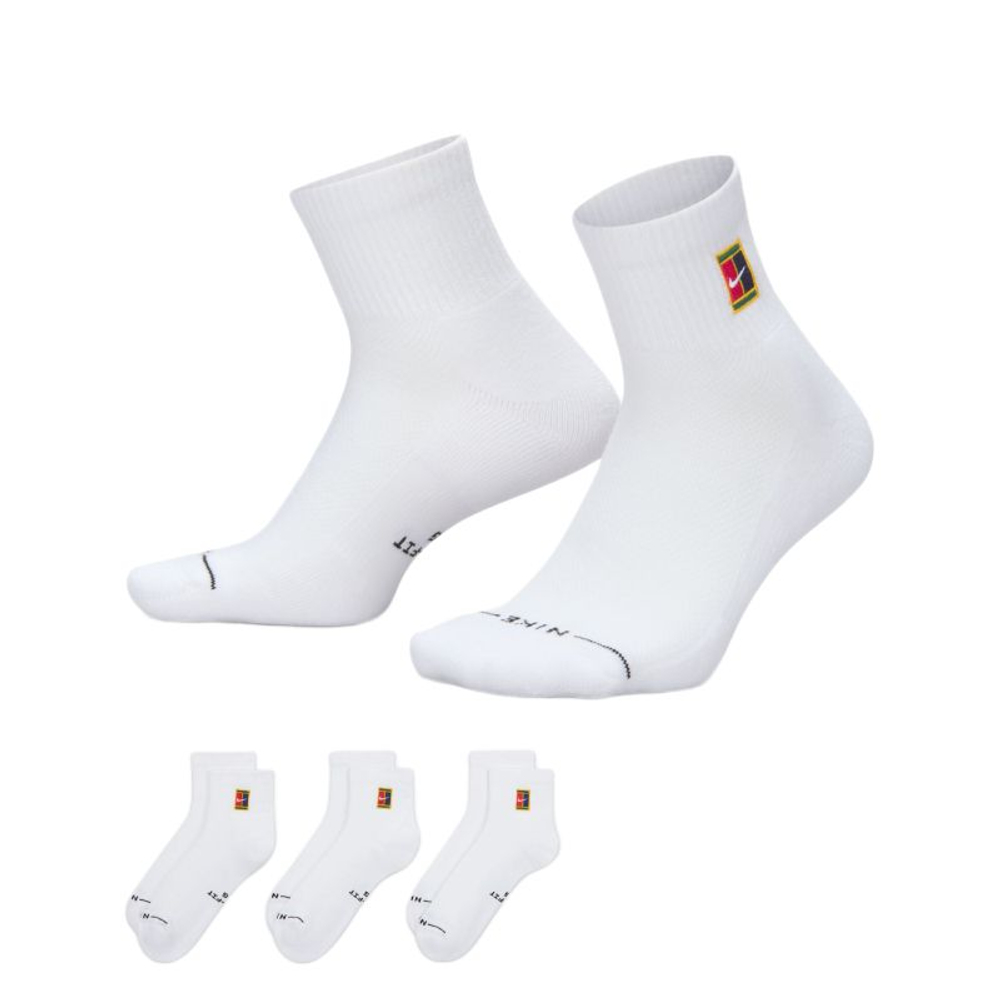 Теннисные носки Nike Everyday Elevated Ankle 3P - white