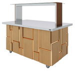 Салат-бар нейтральный Luxstahl Megapolis СБН-1500 Premium