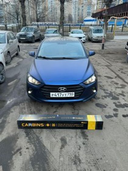 Пленка матовый металлик синий Ghost Metallic Dark Blue Сarbins