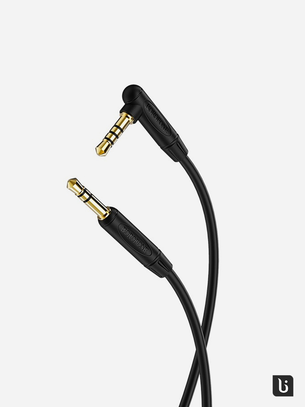 AUX cable 1m 3.5/3.5 Borofone BL5 с микрофоном black