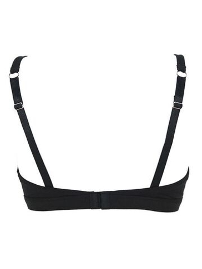 Бюстгальтер-топ с мягкими двухслойными чашками (Размер: 3B) (Цвет: черный)