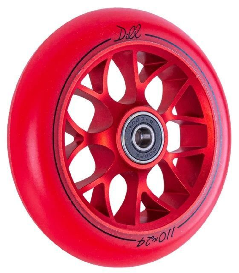 Колесо для самоката X-Treme 110*24мм, Dill, red