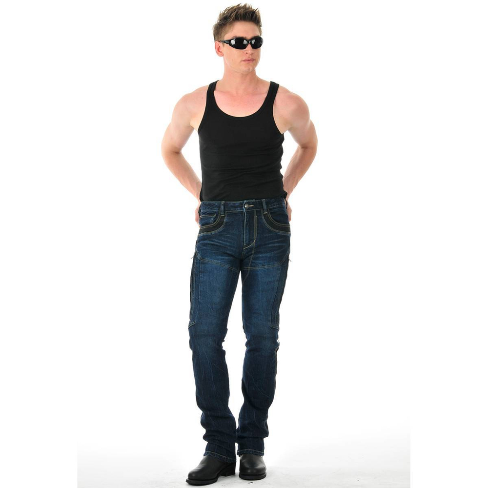 Мотоджинсы с защитой Maxler Jean Men MJ-002-1