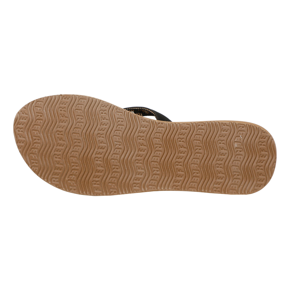 Женские теннисные кроссовки Reef Cushion Sands Flip-flops Women - Black, Caramel