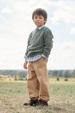 ZARA ВЯЗАНЫЙ СВИТЕР, ЗЕЛЕНЫЙ