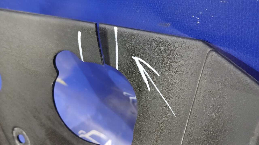 Накладка на рамку радиатора ZOTYE T600 2017